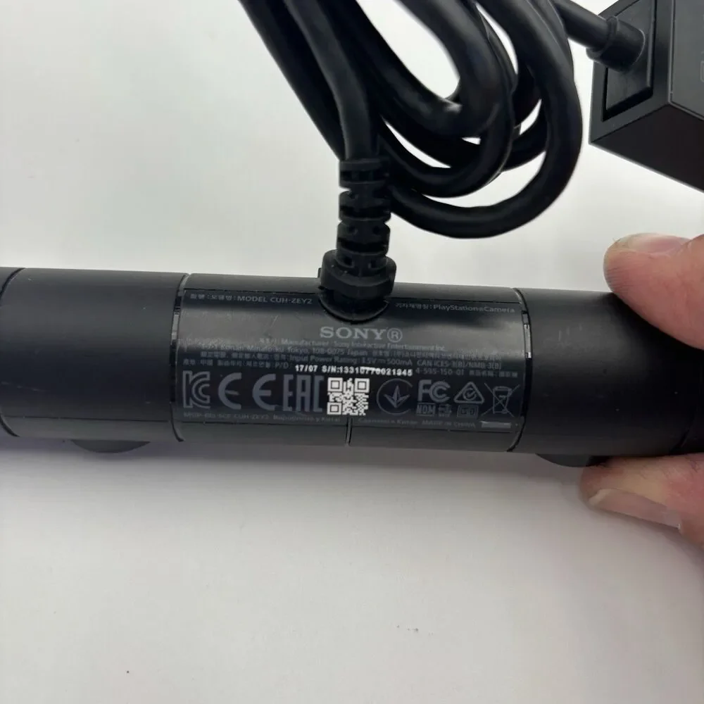 Sony PS4 PlayStation Camera V2 CUH-ZEY2 w USB Adapter PSVR Motion Sensor Black